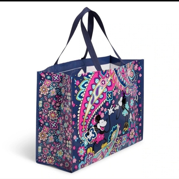 Vera Bradley Disney Mickey reusable tote shopping bag - Picture 2 of 3